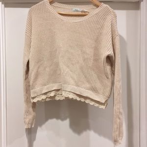 Cream sweater